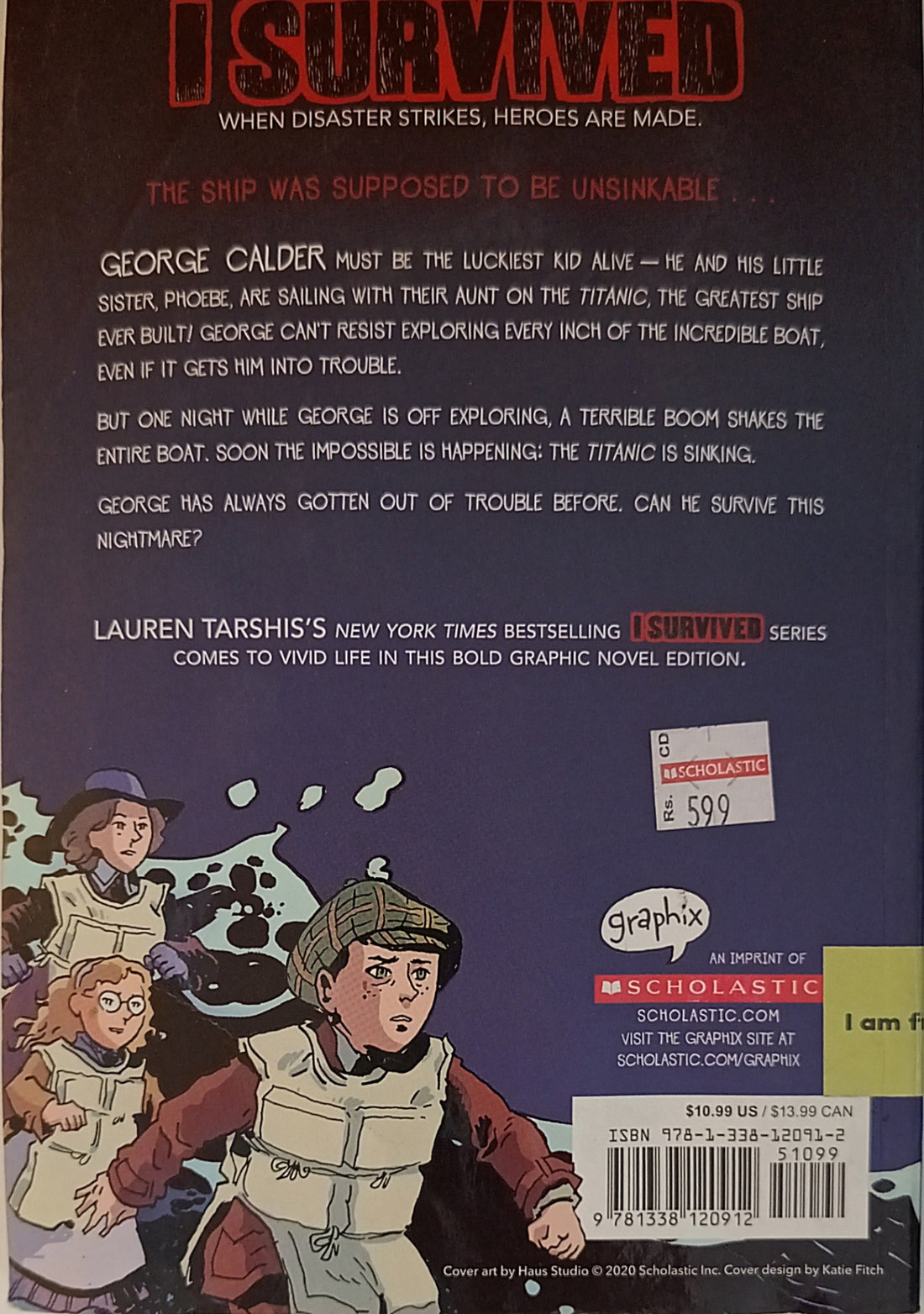 I Survived Graphic Novels #1 I Survived The Sinking of the Titanic, 1912