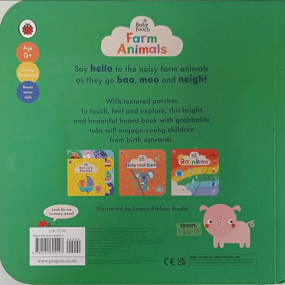 Baby Touch: Farm Animals (A Touch-and-Feel Playbook)