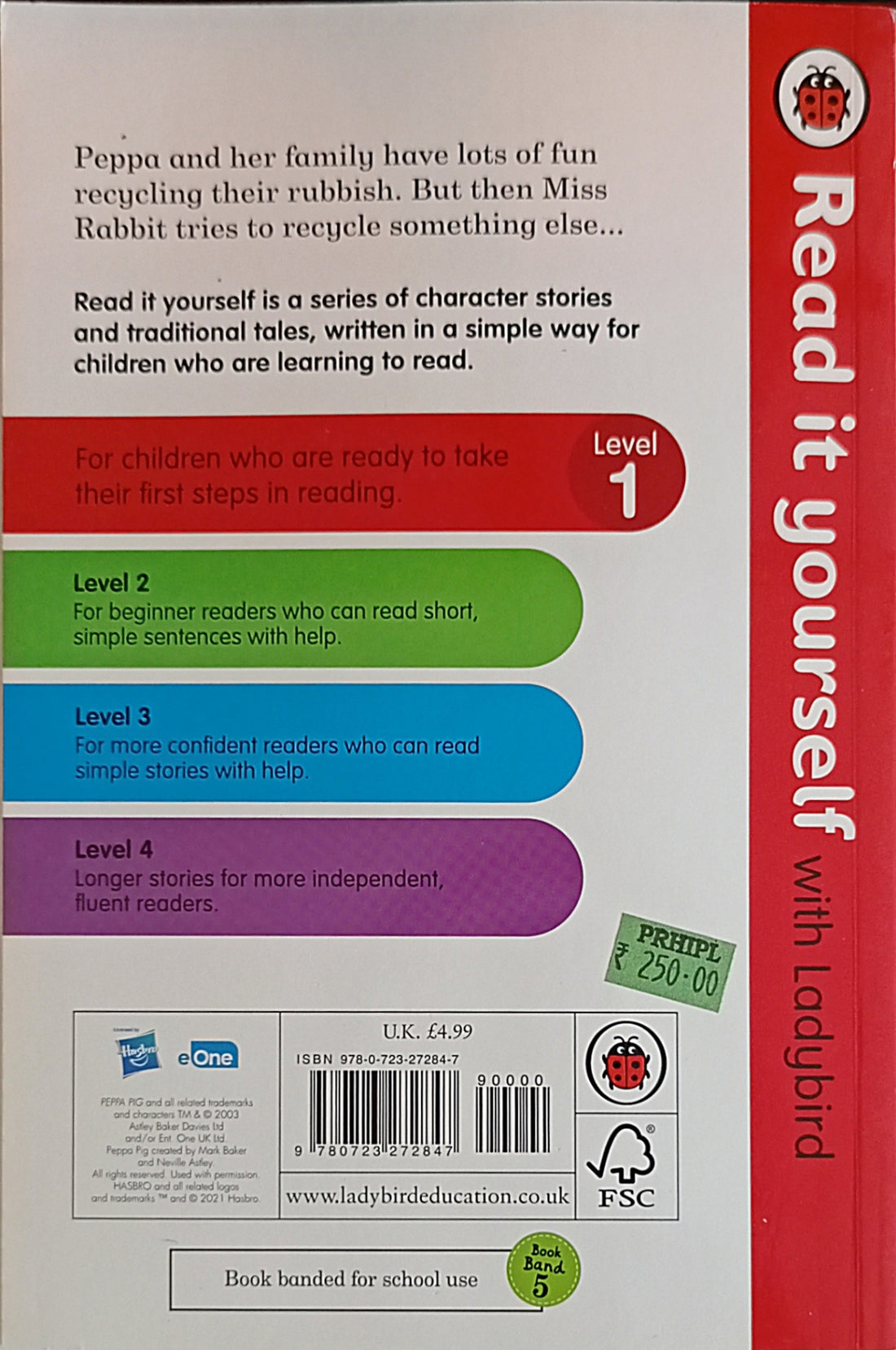 Read it Yourself with Ladybird Level 1: Peppa Pig: Recyling Fun!