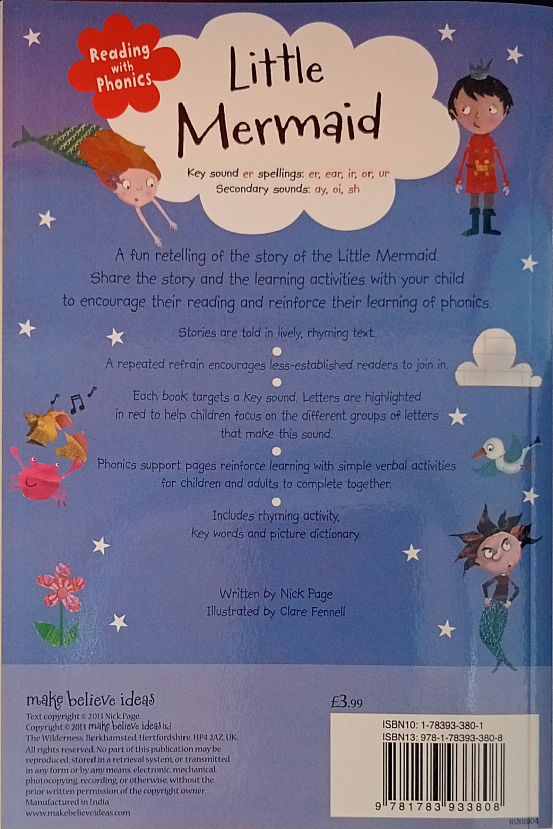 Reading With Phonics Little Mermaid