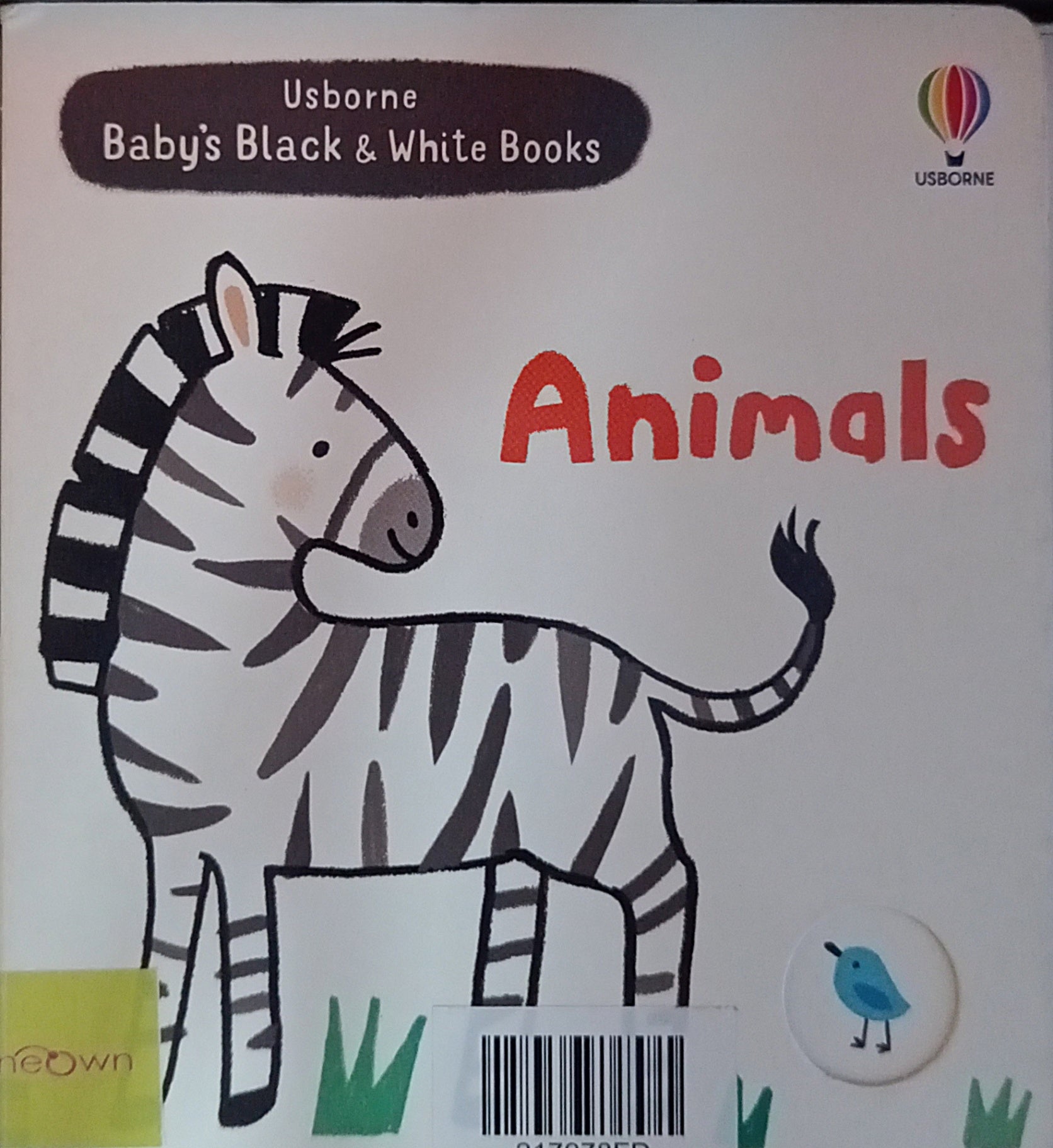 Usborne Baby's Black & White Books Animals