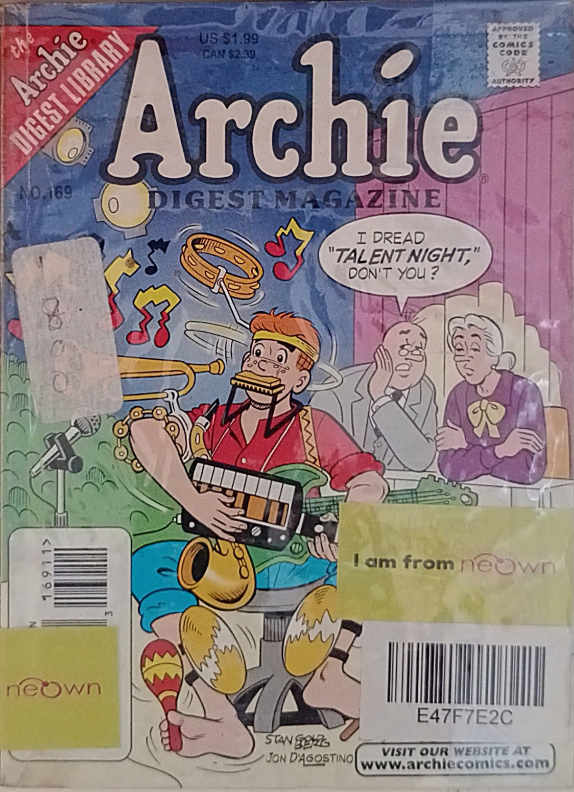 Archie Digest Magazine No.169