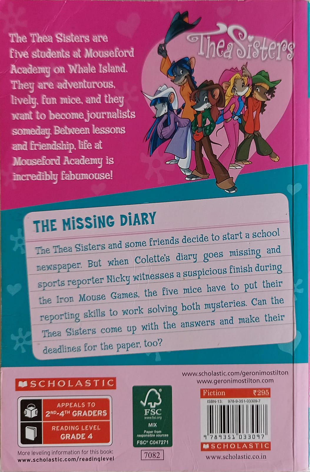 Thea Stilton Mouseford Academy #2 The Missing Diary