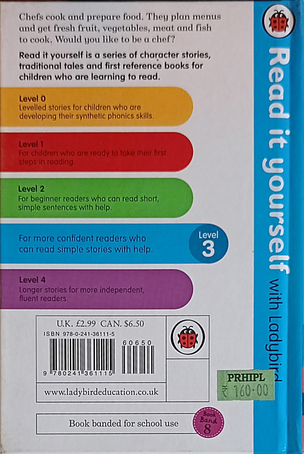 Read it Yourself with Ladybird Level 3: I am a Chef