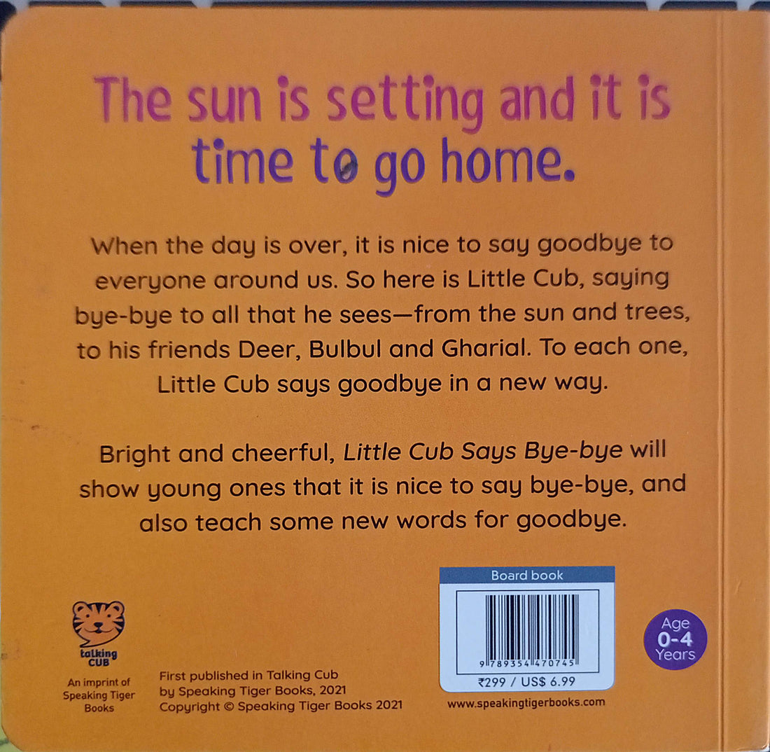 Little Cub Says: Little Cub Says Bye-Bye