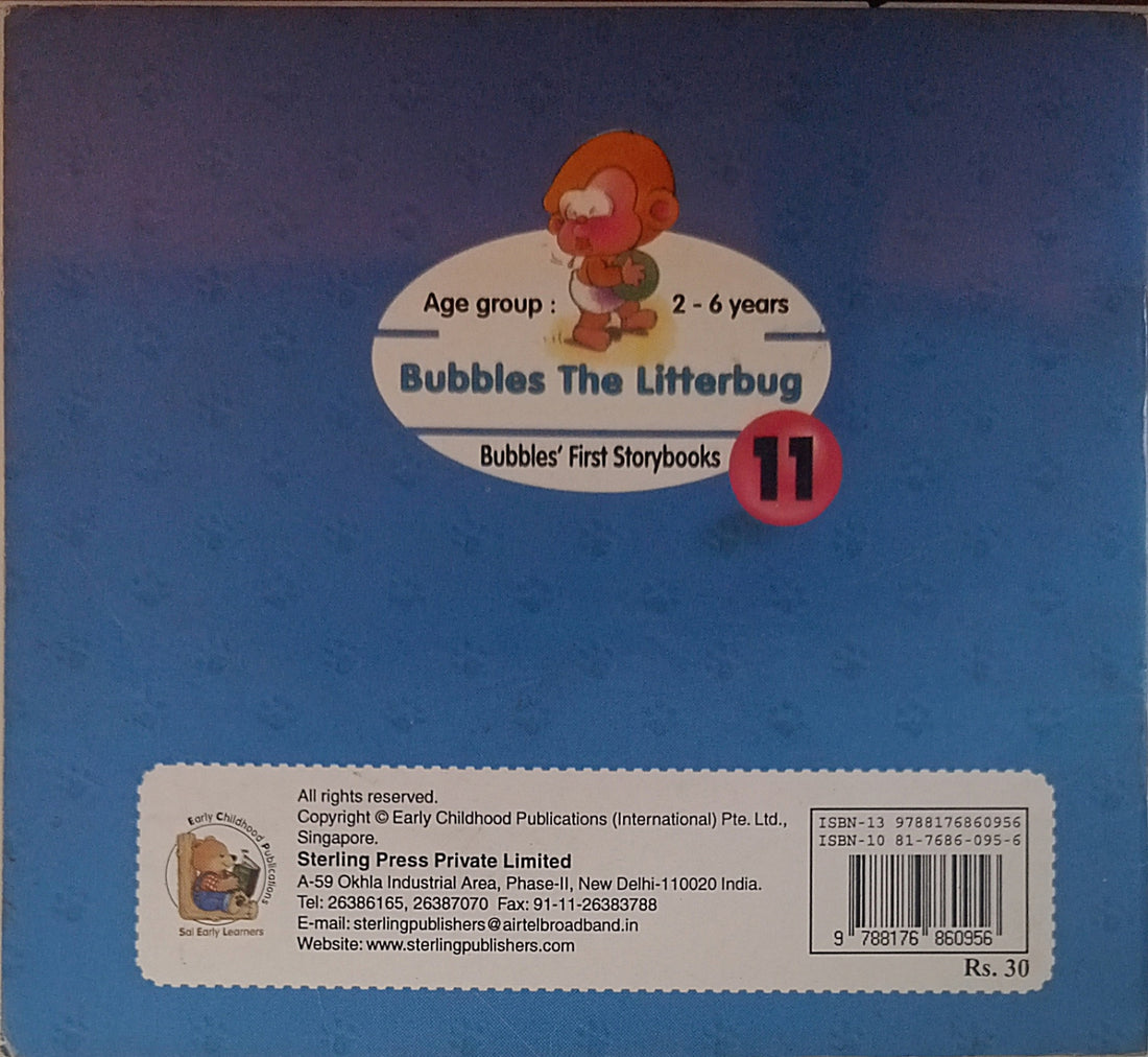 Bubbles' First Storybooks: Bubbles the Litterbug