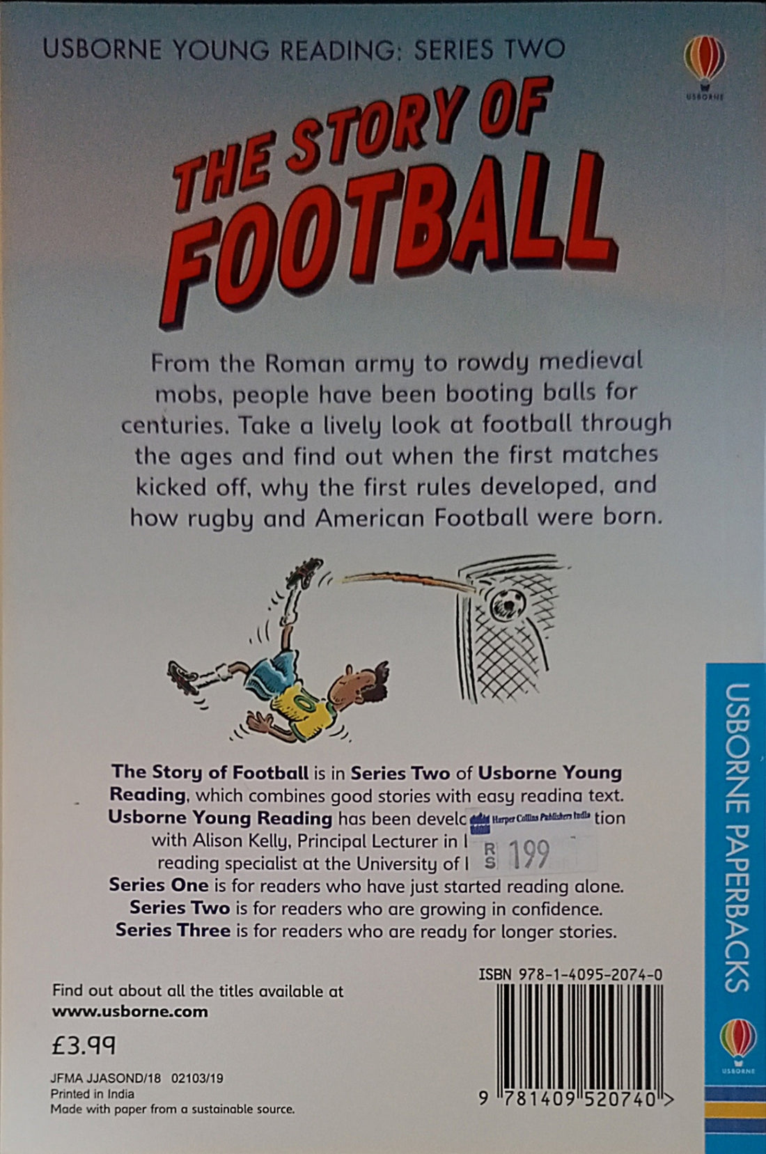 Usborne Young Reading Series Two: The Story of Football