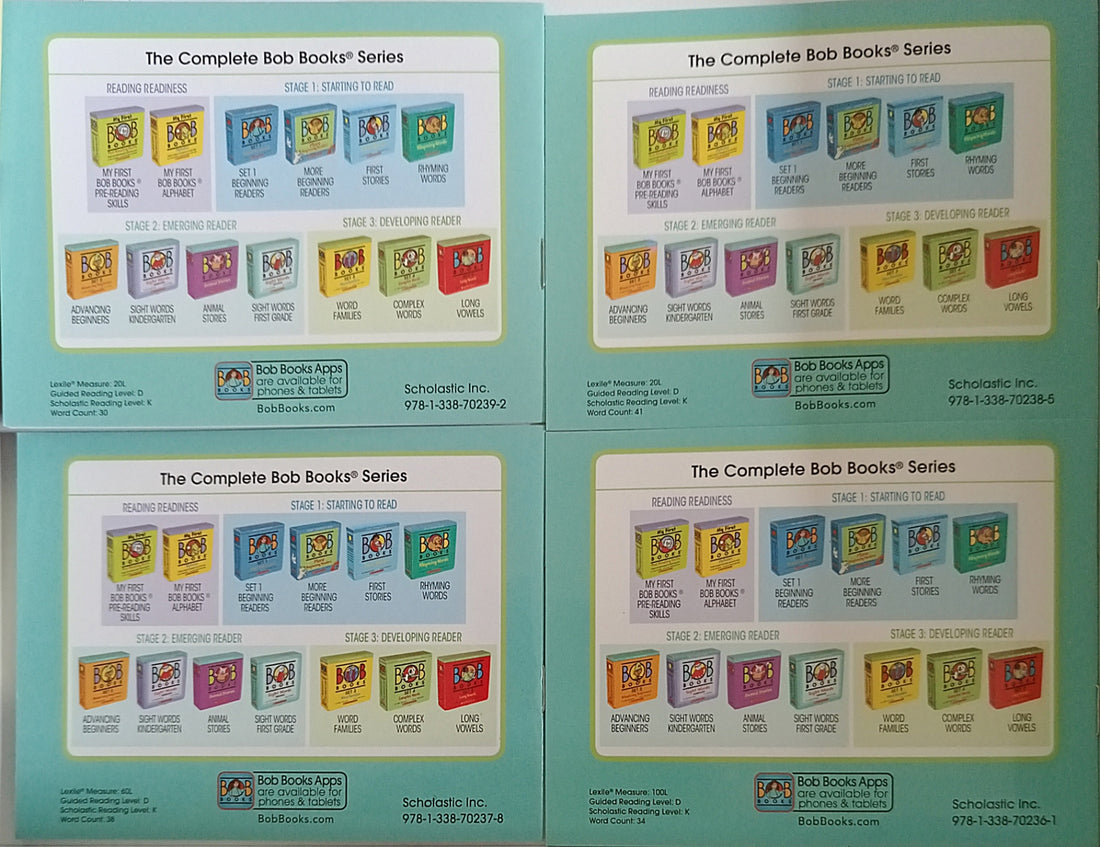 Bob Books Set 1 More Beginning Readers (Blue) Vol.5,6,7,8