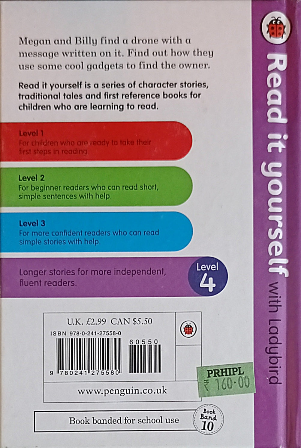 Read it Yourself with Ladybird Level 4: The Mystery Drone