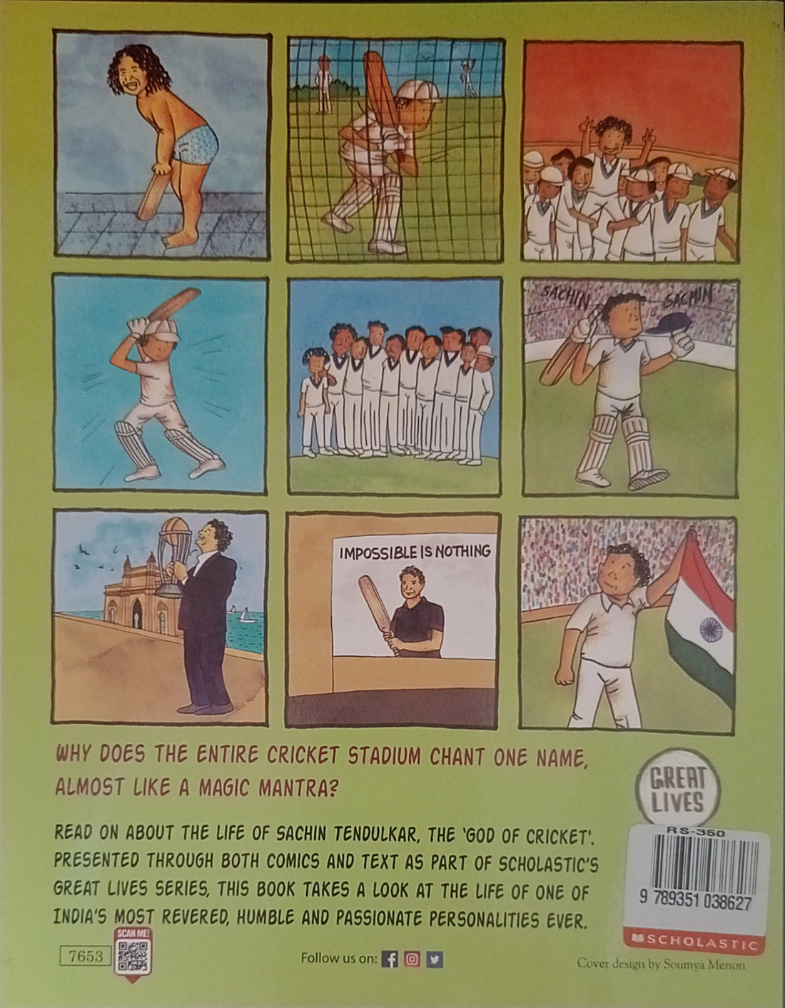 Scholastic Biographies Great Lives: Sachin Tendulkar The Little Master