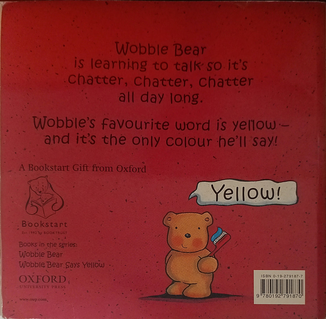 Wobble Bear Says Yellow