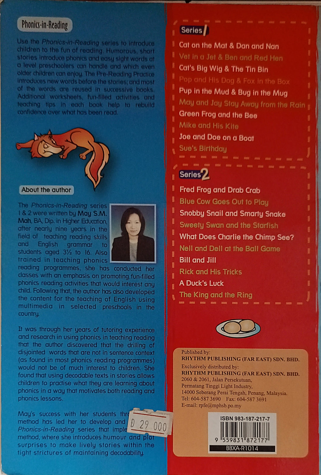 Phonics-in-Reading Series 1 Vol. 4: Pop and His Dog & Fox in the Box