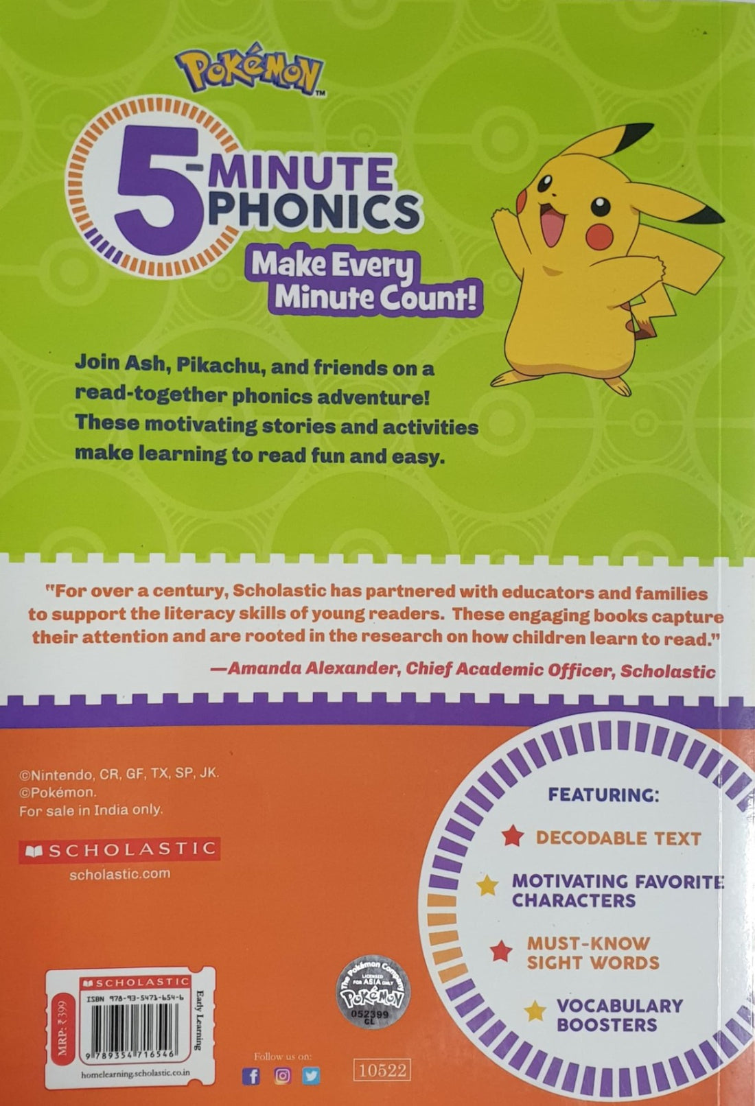 Pokemon 5-Minute Phonics