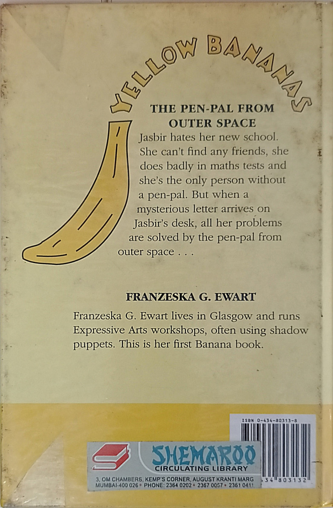 Yellow Banana Books: The Pen-Pal From Outer Space