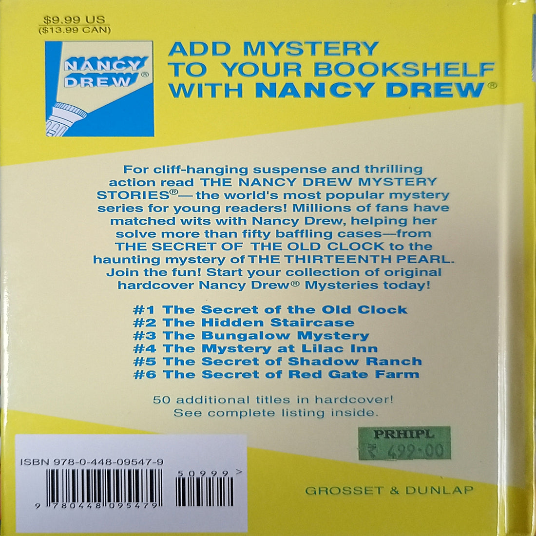 Nancy Drew Mystery Stories #47 The Mysterious Mannequin