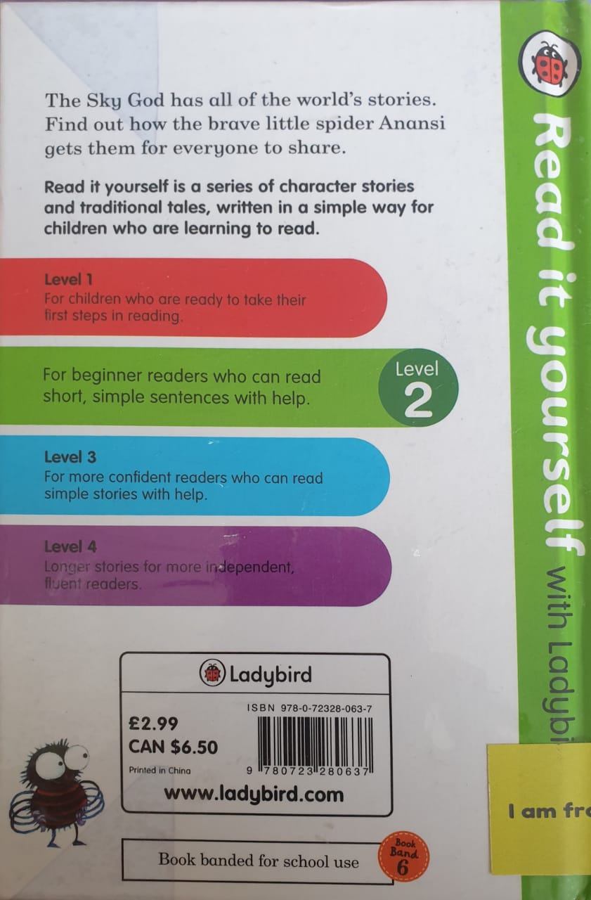 Read it Yourself With Ladybird Level 2: Anansi and the Sky God