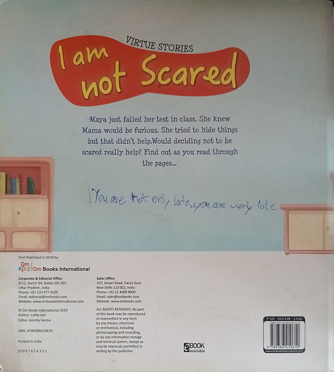 Virtue Stories: I am not Scared