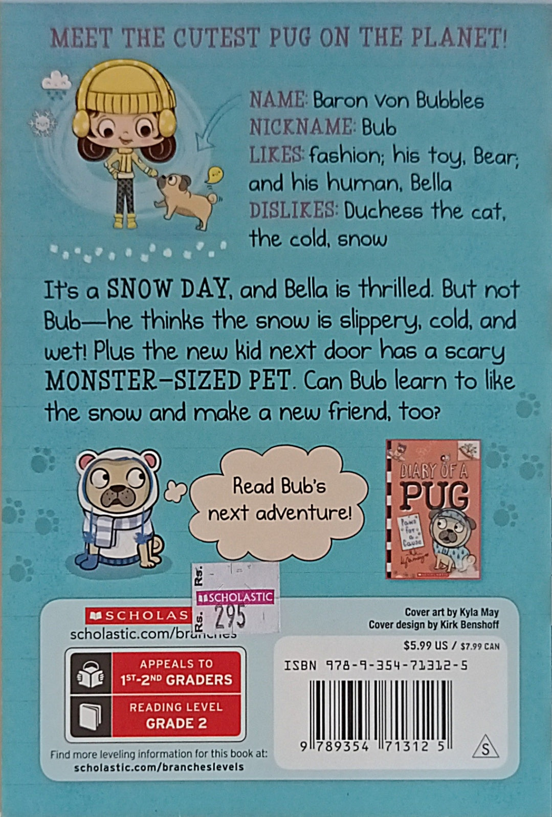 Diary of a Pug #2 Pug's Snow Day