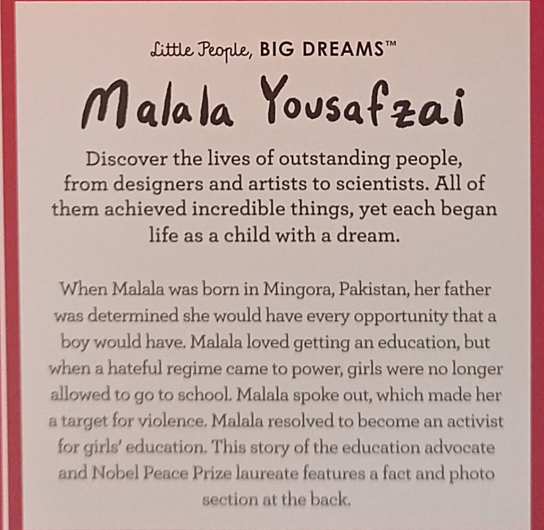 Little People, Big Dreams: Malala Yousafzai