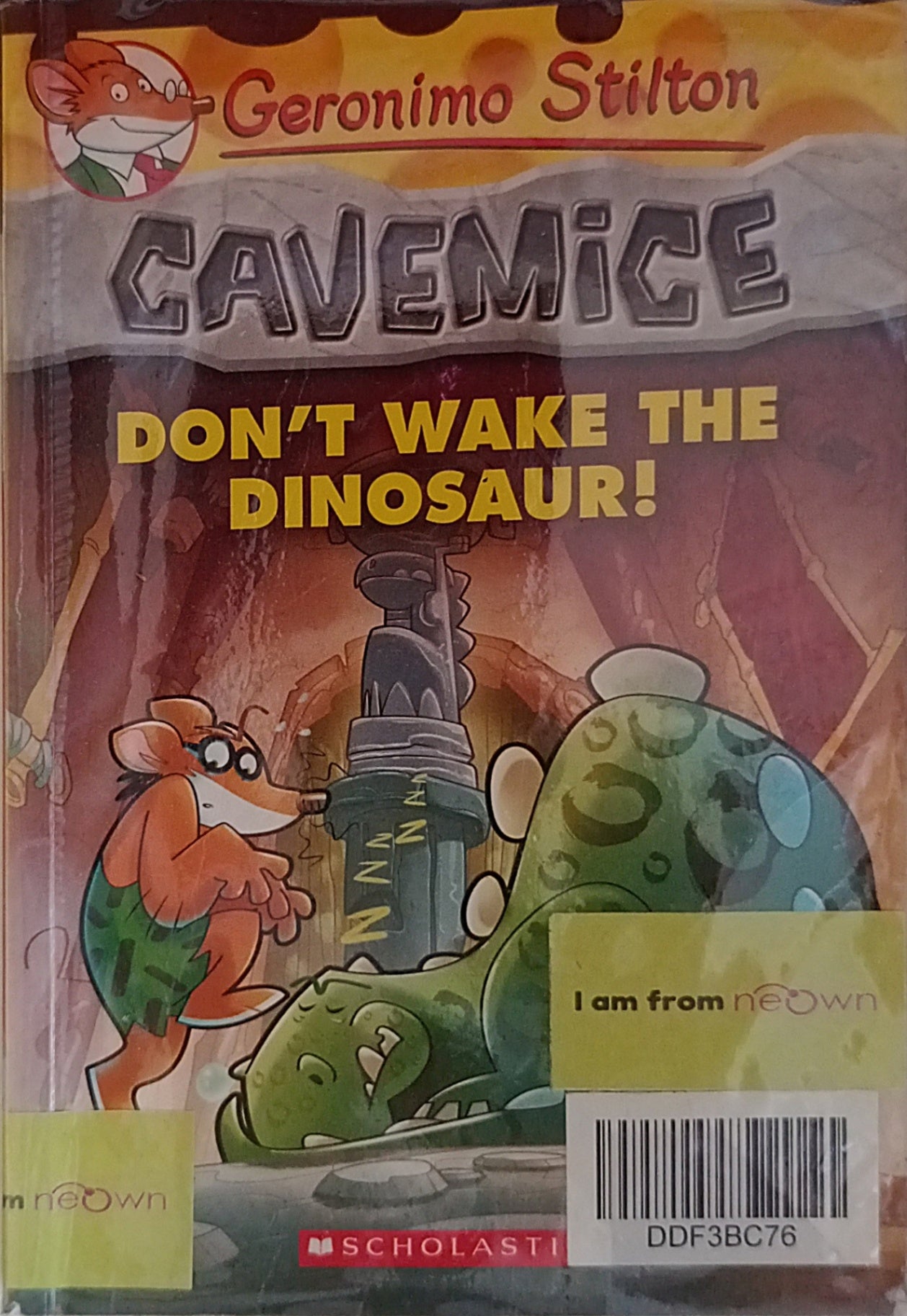 Geronimo Stilton Cavemice #6 Don't Wake the Dinosaur!