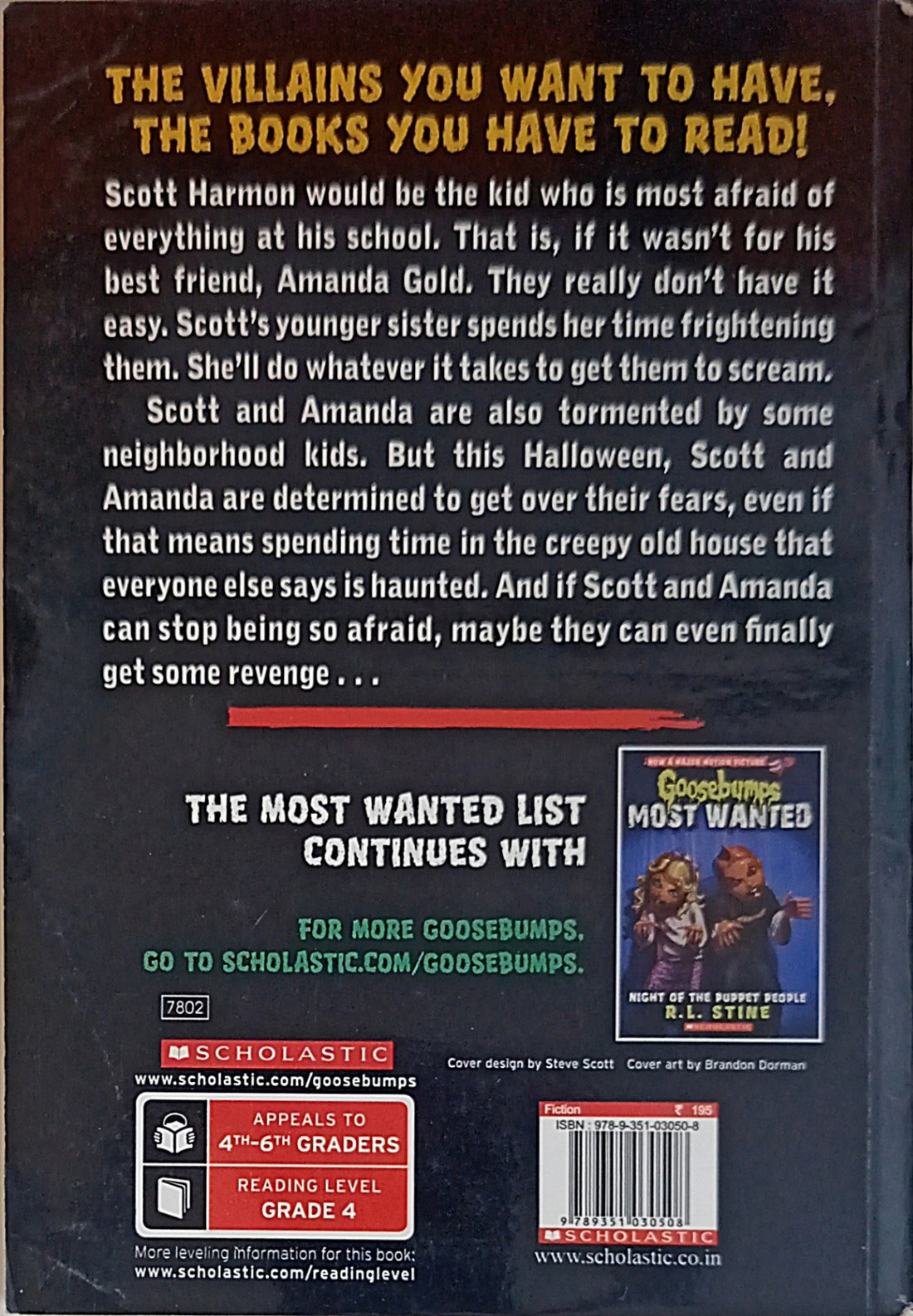 Goosebumps Most Wanted Special Edition #3 Trick or Trap