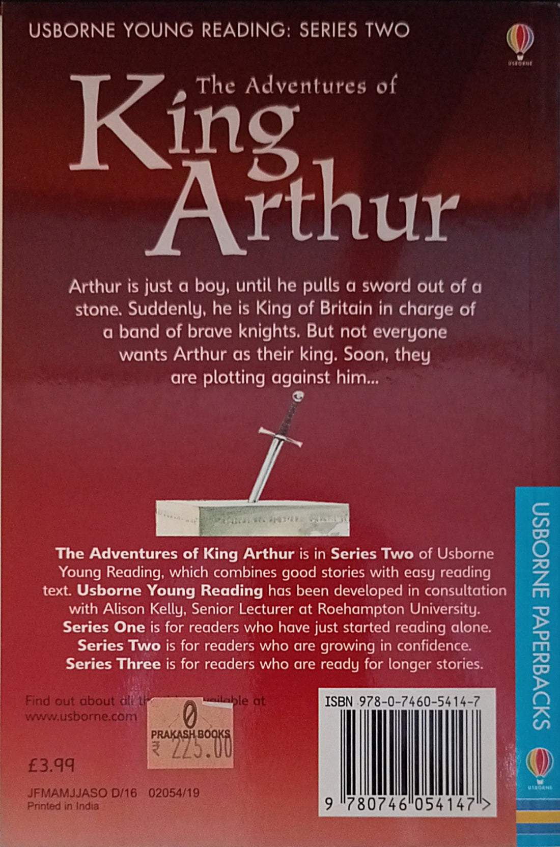 Usborne Young Reading Series Two: The Adventures of King Arthur