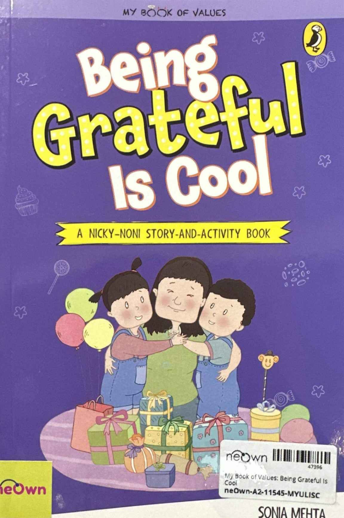 My Book of Values: Being Grateful Is Cool