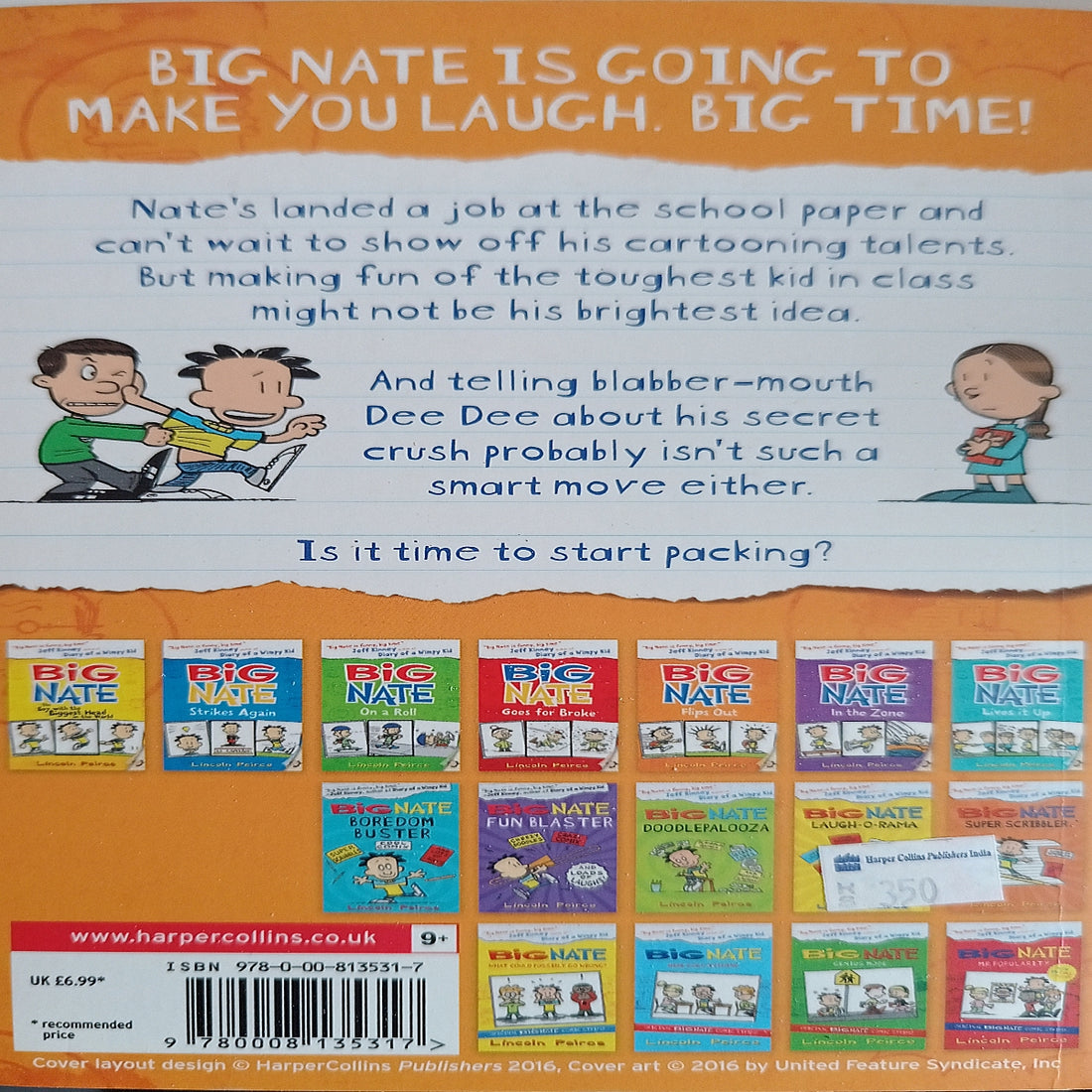 Big Nate #8 Blasts Off!