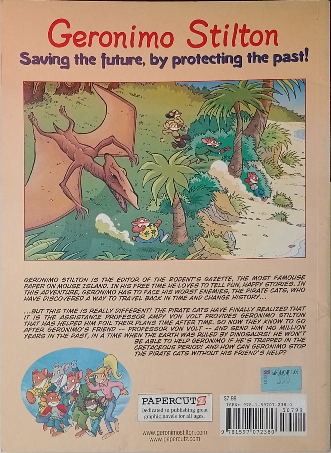 Geronimo Stilton Graphic Novels #7 Dinosaurs in Action!