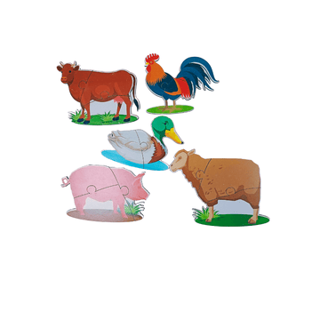 Farm Animals Jumbo Wooden Puzzles