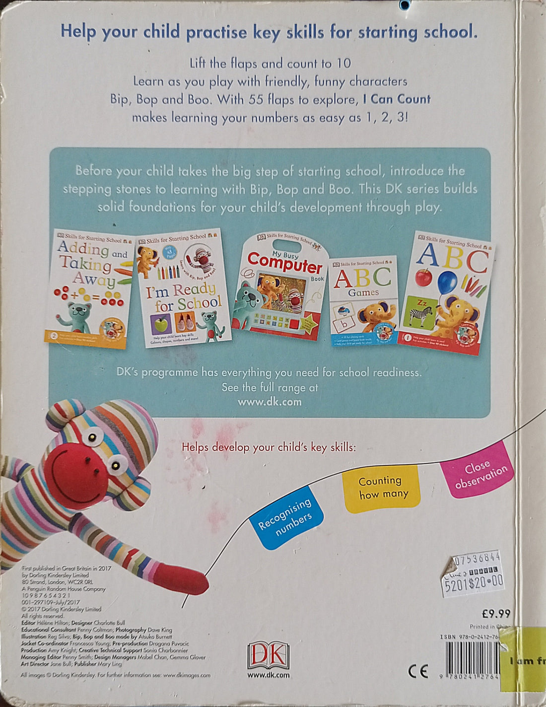 Skills For Starting School: I Can Count (A Lift-the-Flap Book)