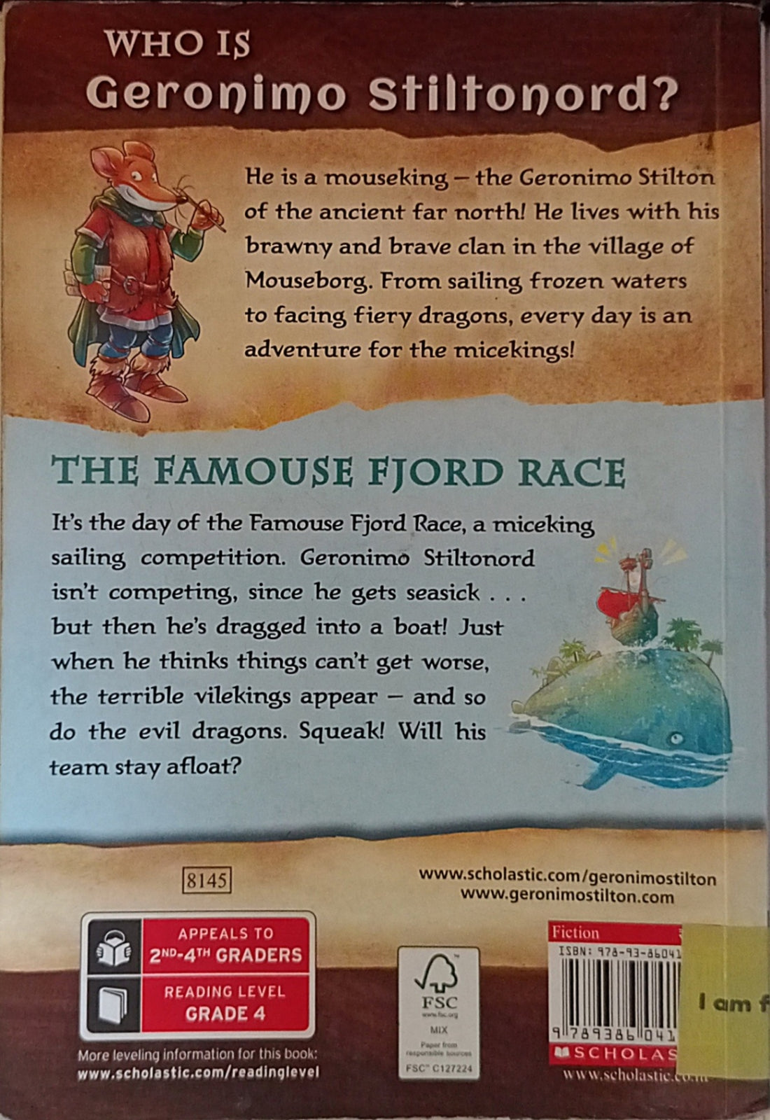Geronimo Stilton Micekings #2 The Famous Fjord Race