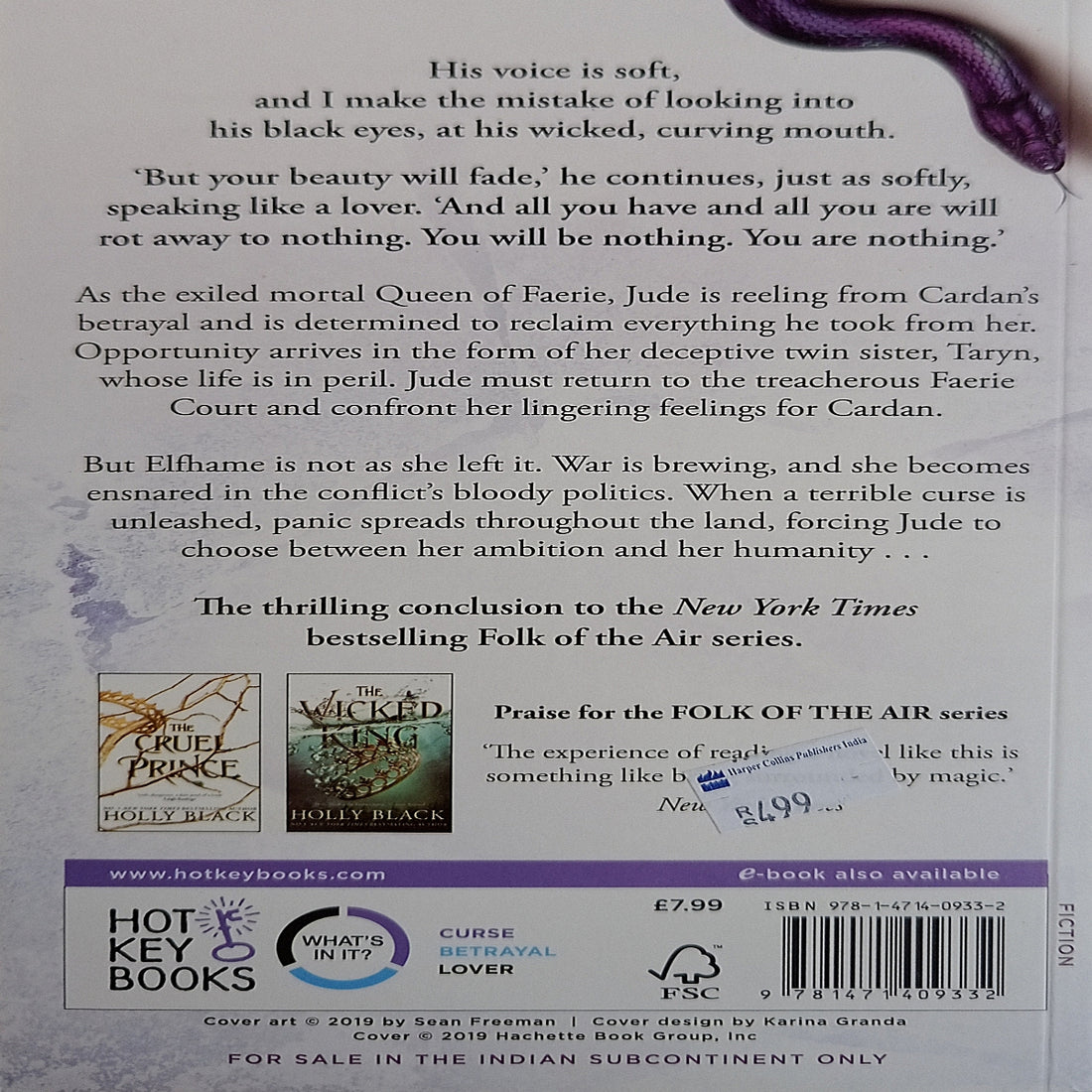 The Folk Of The Air #3 The Queen Of Nothing