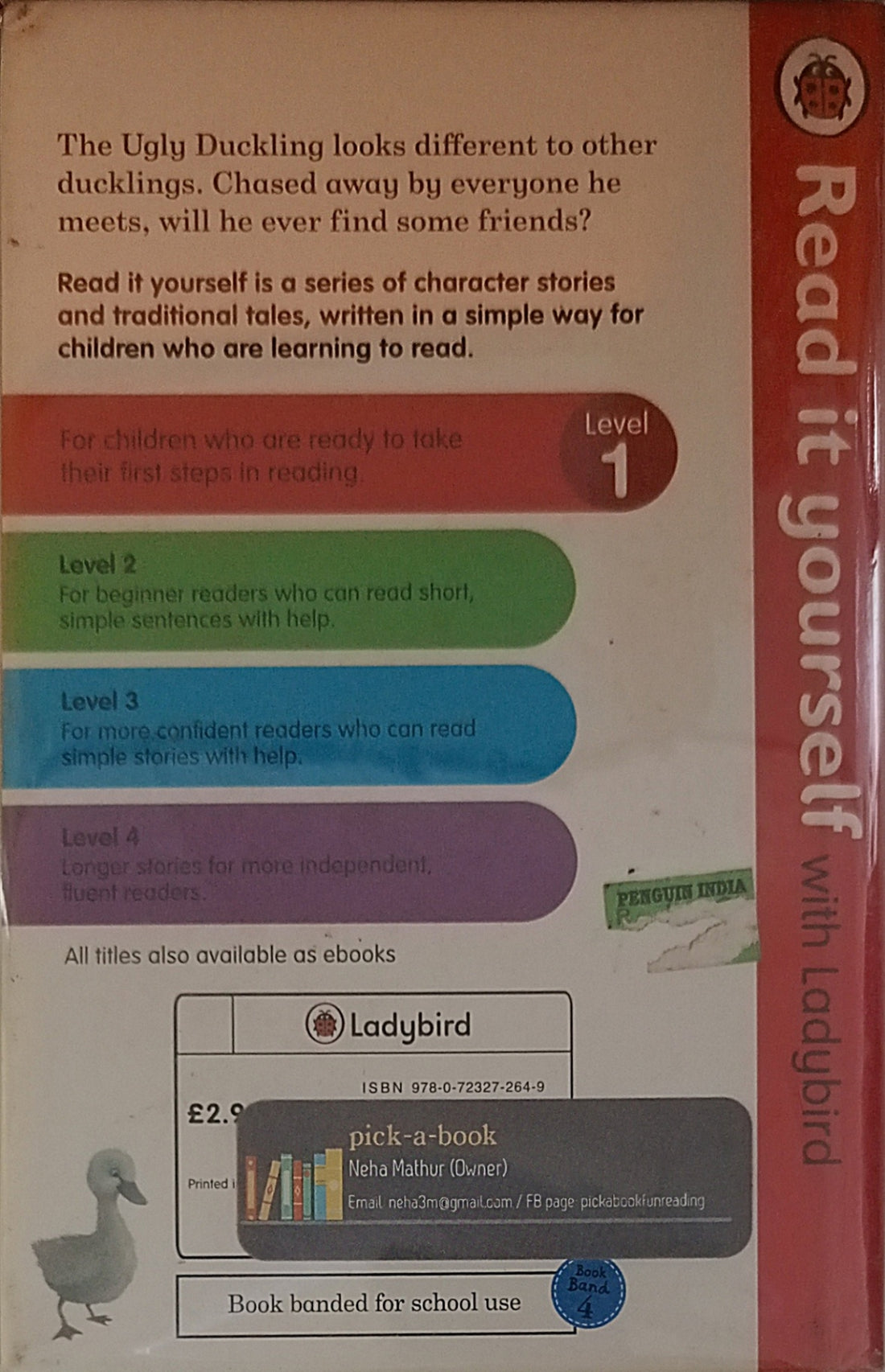 Read it Yourself with Ladybird Level 1: The Ugly Duckling