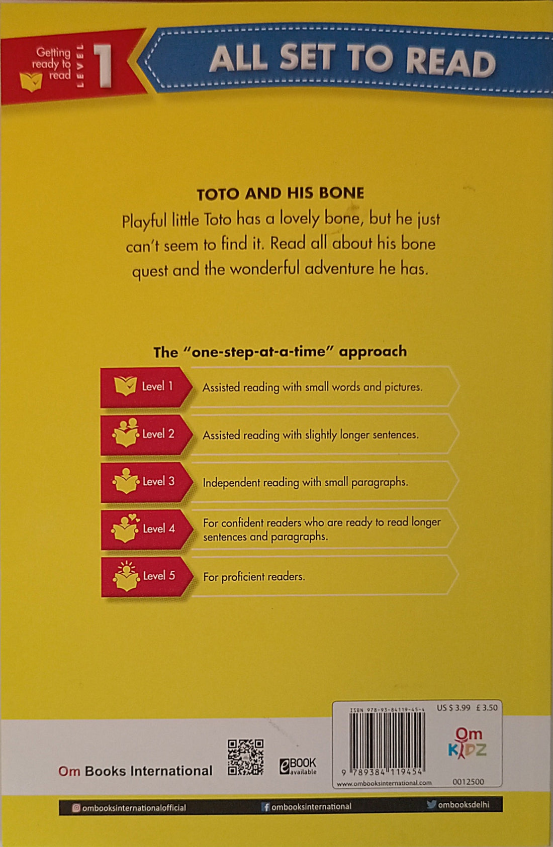 All Set to Read Level 1: Toto and his Bone