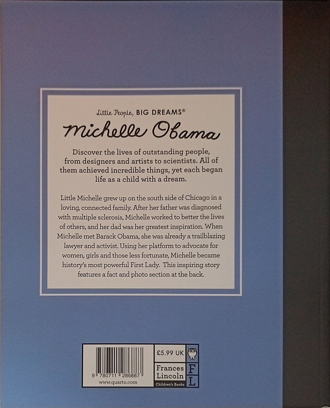 Little People, Big Dreams: Michelle Obama