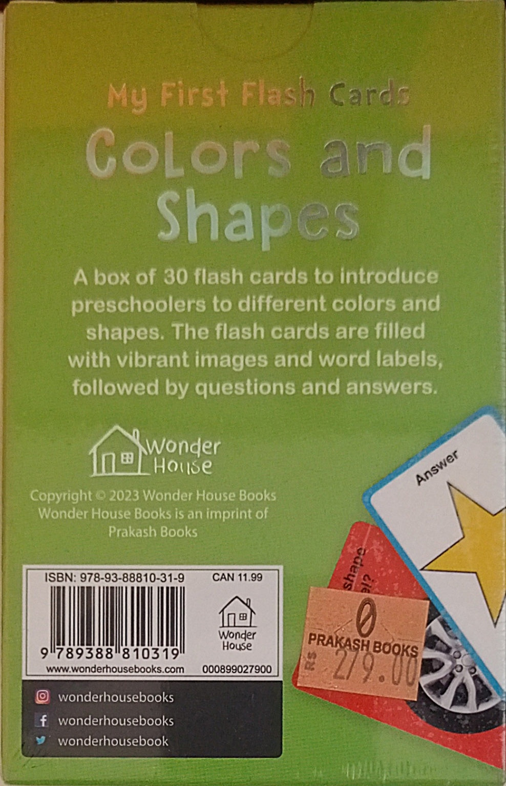 My First Flash Cards: Colors and Shapes (Flash Cards)