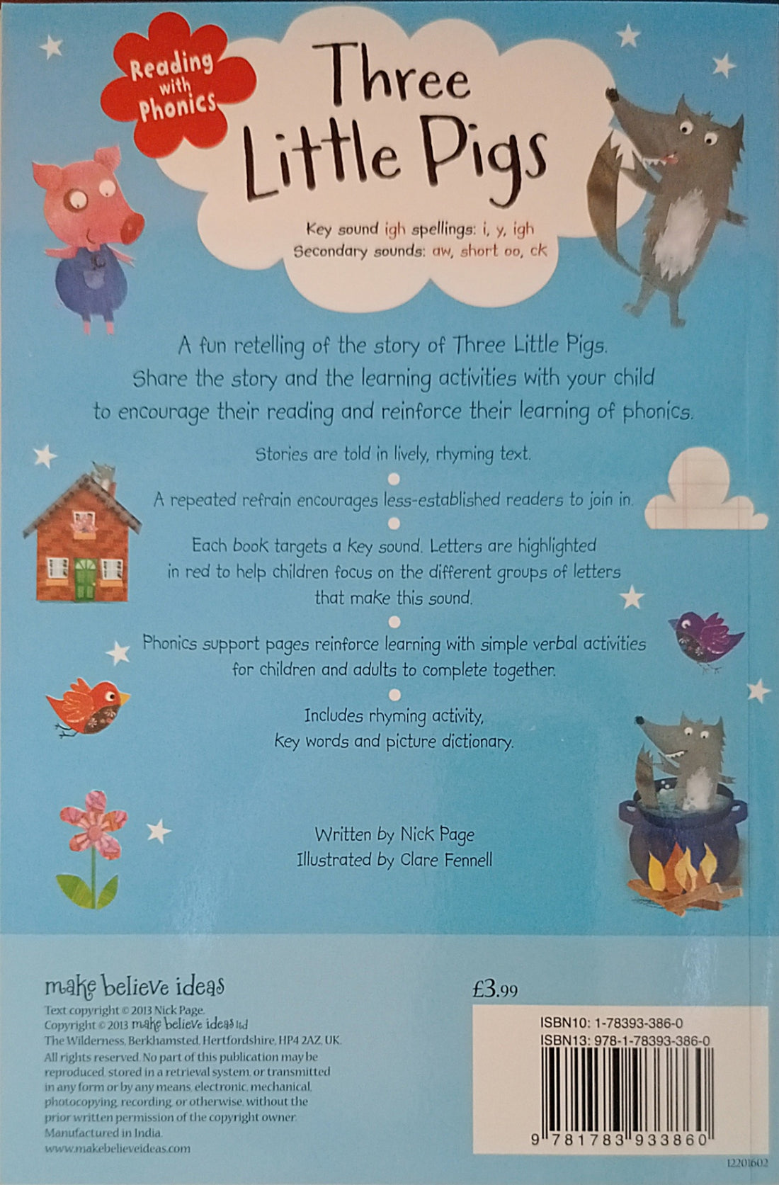 Reading With Phonics Three Little Pigs