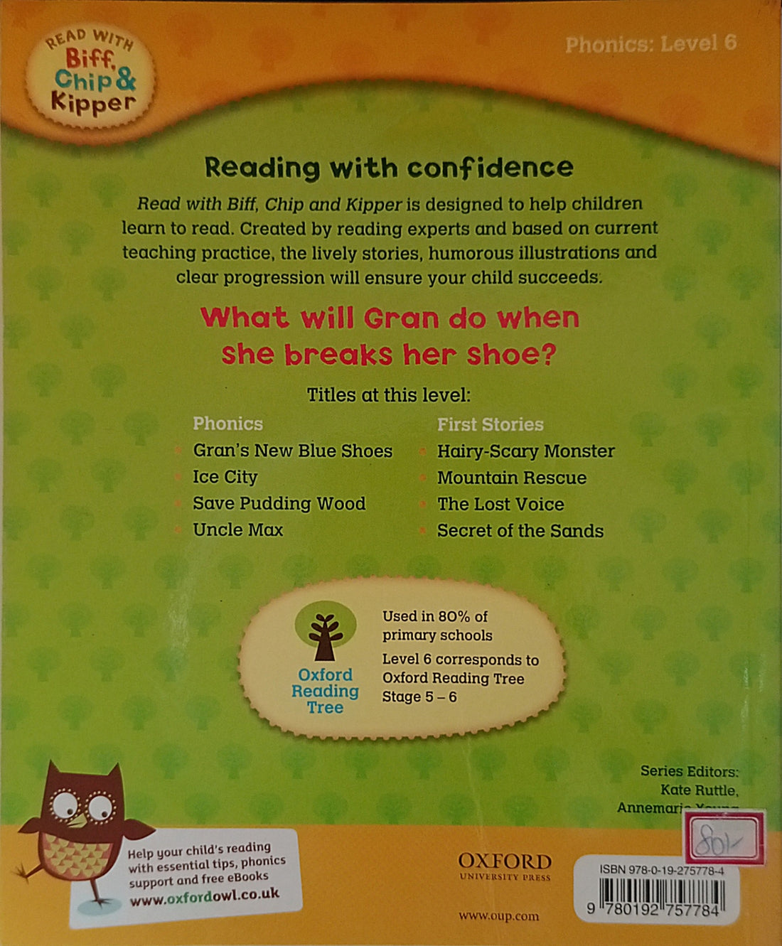 Read With Biff, Chip & Kipper Phonics Level 6: Gran's New Blue Shoes