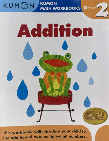 Addition (Grade 2) | Kumon Math Workbooks | Activity Book For Children | Math Practice for Kids
