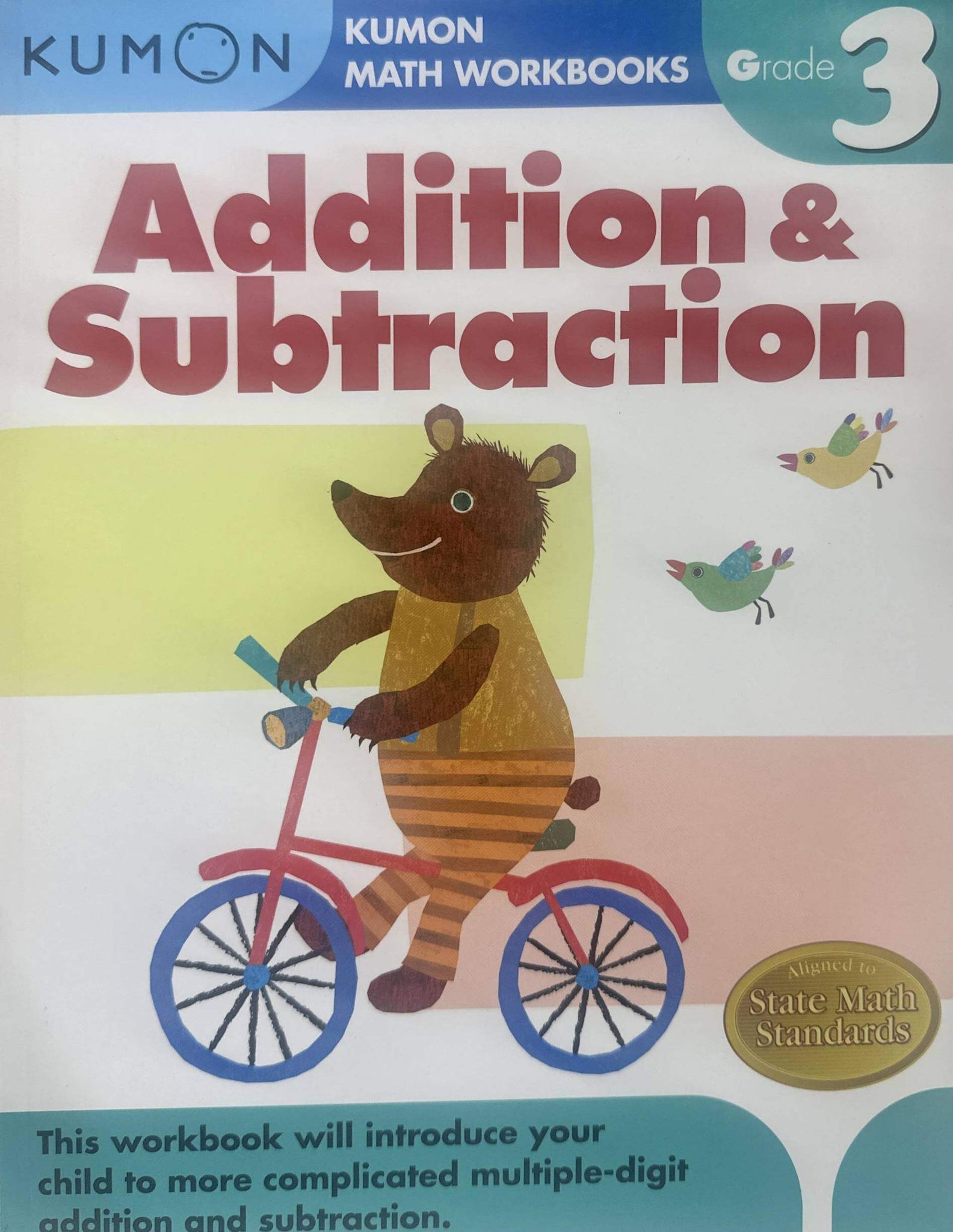Addition and Subtraction (Grade 3) | Kumon Math Workbooks | Activity Book For Children | Math Practice for Kids