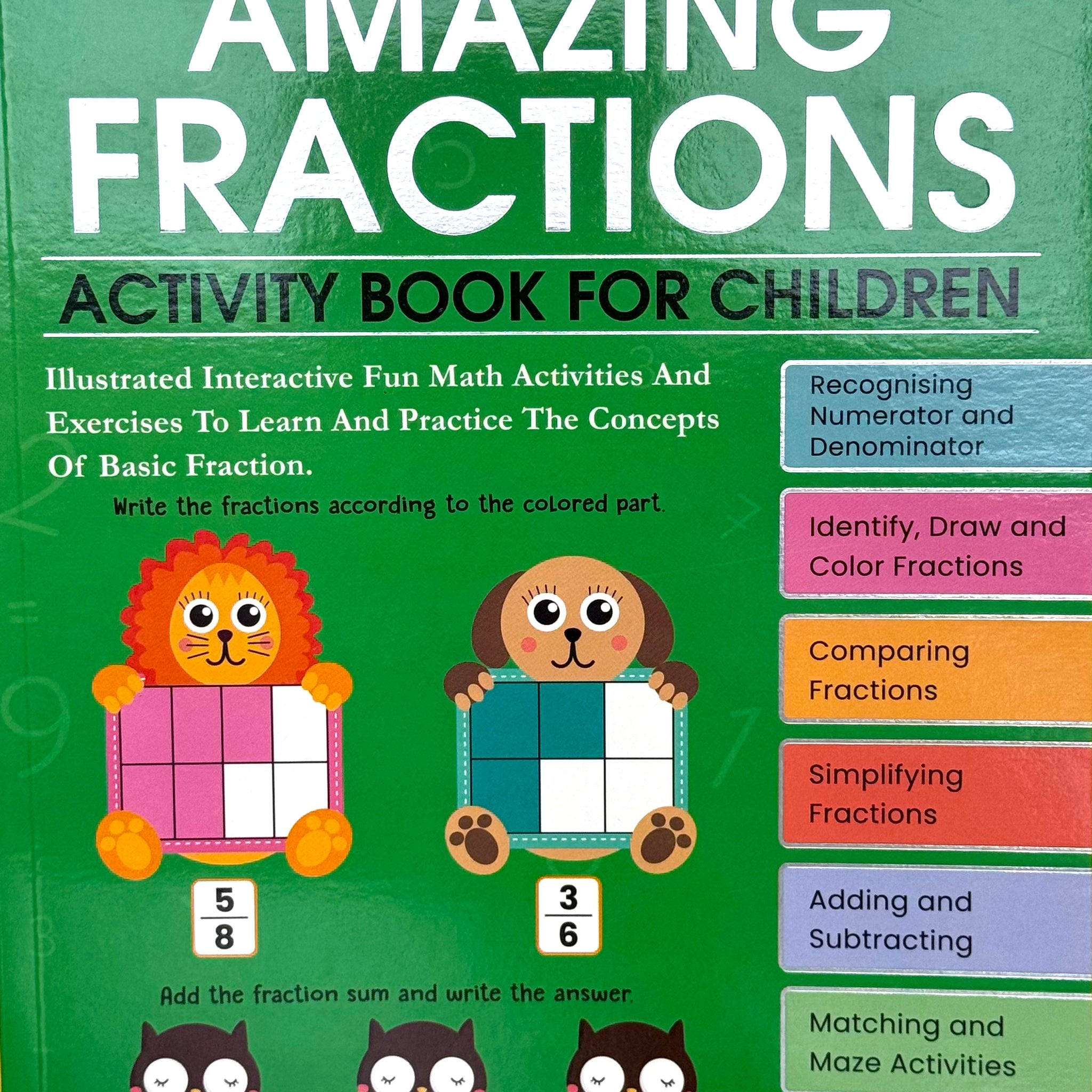 Amazing Fractions - Activity Book for Children
