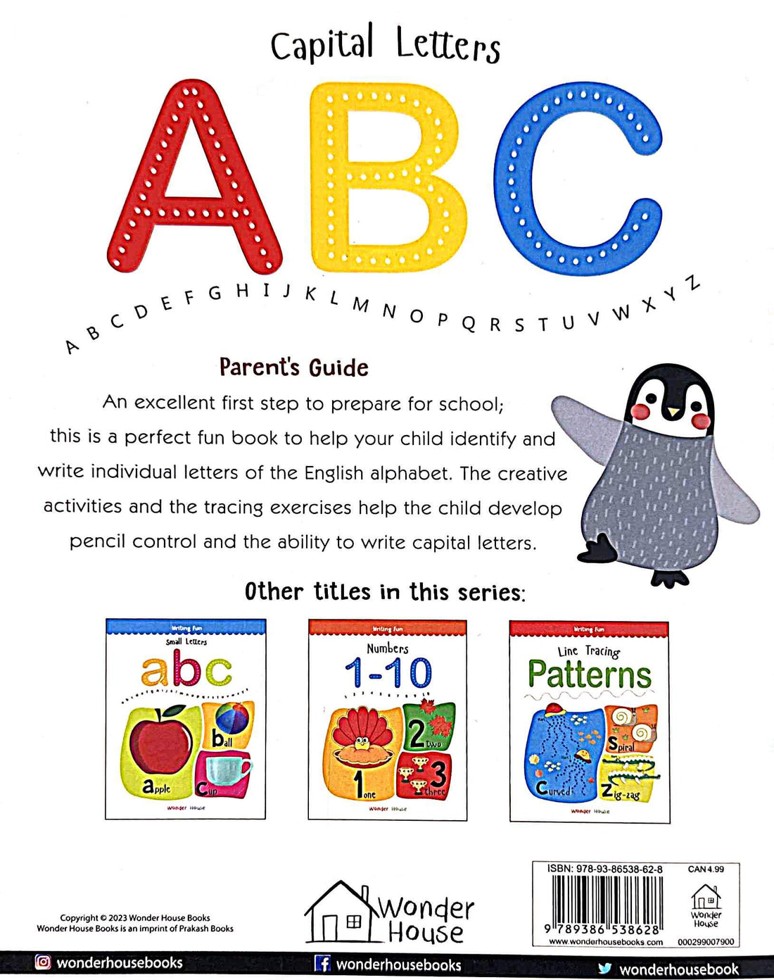 Capital Letters ABC: Write and practice Capital Letters A to Z book for kids (Writing Fun) Paperback