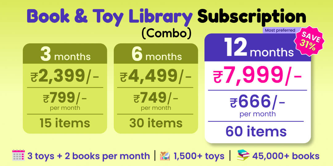 Toys + Books Combo Subscription