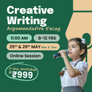 [25th-26th May] Creative Writing - Argumentative Essay Workshop: neOwn x Smriti Kochhar | Learn to Write & Present Persuasive Arguments for 8–12 yrs | Online Workshops for Kids