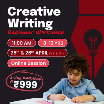 [25th-26th Apr] Creative Writing Beginner Workshop: neOwn x Smriti Kochhar | Build Story & Descriptive Writing Skills | For Ages 8-12 yrs | Online Workshops for Kids