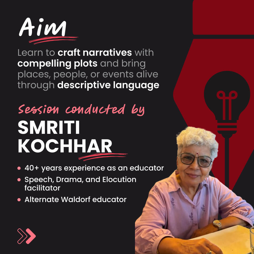 [11th-12th May] Creative Writing Beginner Workshop: neOwn x Smriti Kochhar | Build Story & Descriptive Writing Skills | For Ages 8-12 yrs | Online Workshops for Kids