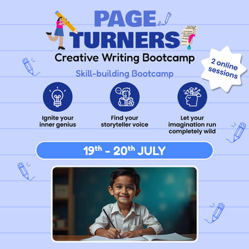 Page Turners - Creative Writing Bootcamp: neOwn x Smriti Kocchar | Enhance Creative Writing Skills for 8-12 yrs | Online Workshops for Kids (Copy)