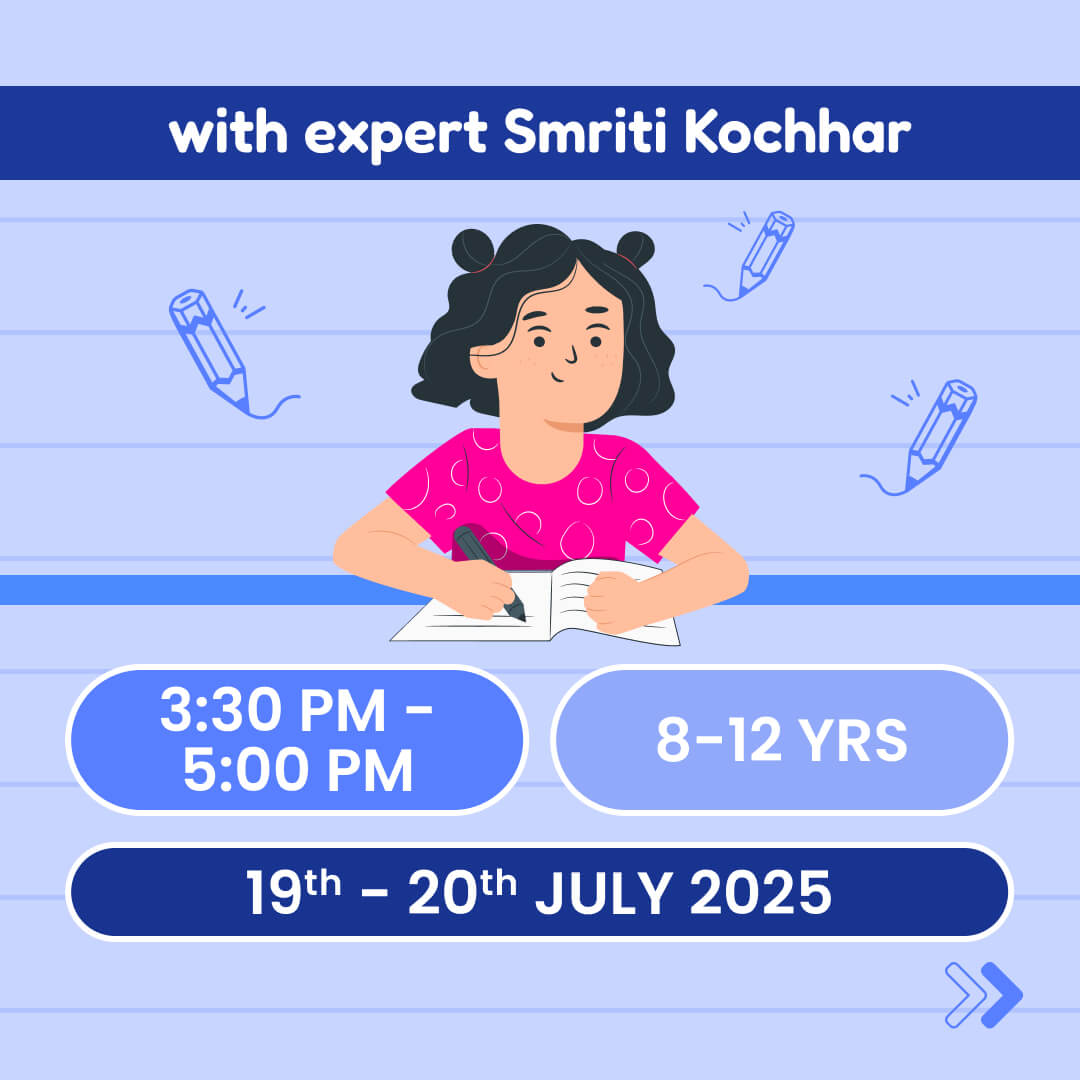 Page Turners - Creative Writing Bootcamp: neOwn x Smriti Kocchar | Enhance Creative Writing Skills for 8-12 yrs | Online Workshops for Kids (Copy)