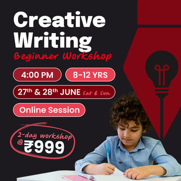 [27th-28th June] Creative Writing Beginner Workshop: neOwn x Smriti Kochhar | Build Story & Descriptive Writing Skills | For Ages 8-12 yrs | Online Workshops for Kids